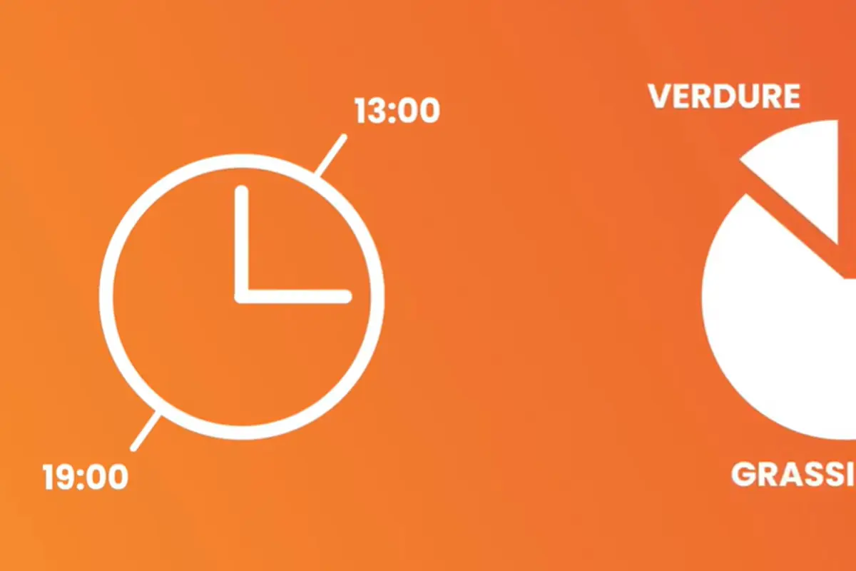 L'orario migliore per mangiare a cena è tra le sette e le otto